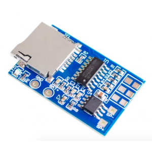 HR0214-93A 3.7V-5V TF Card MP3 Decoder Board with 2W Mixed Mono Memory Play Function